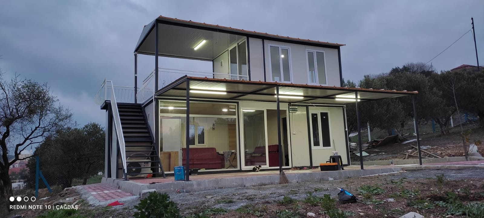 İki Katlı Prefabrikler